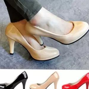 [라일리] Rly 뾰족코 여자 펌프스 구두 정장 여성 에나멜 구두