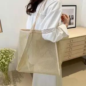 네트백 인기 신상 그물 여름가방 감성 여름 비치백 숄 WFJ2XD5