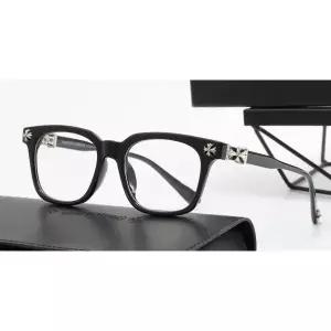 미국 크롬 하츠 안경 검정색 은색 새 최고 품질 147105713329