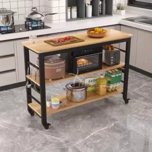 서랍형 이동조리대 전자렌지 수납장 보조 바퀴 선반