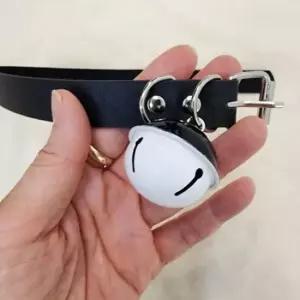 목걸이 초커 레더 방울 코스프레 파티 소품 초커 레더 방울 파티