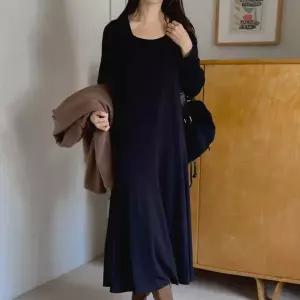 [하프클럽/아이우먼]아이우먼 기모사각플레어원피스 RDX071M601 빅사이즈