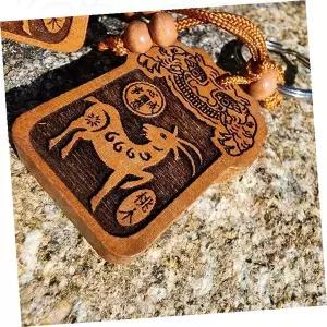 삼재막이 복숭아나무 행운 부적 양띠 키링 풍수 운세 액막이 선물