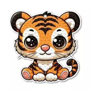 [아트박스]/하비스스퀘어 12간지 시리즈 호랑이 보석십자수 키링 6x7cm