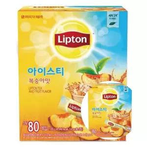 아이스티 추천 립톤 복숭아맛 아이스티 14g 80포 대용량 구성 사내 행사용 대량