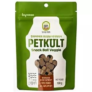 에이티바이오 펫쿠르트 스낵볼 베지 100g 1개