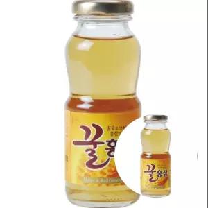 달콤한 풍미 웅진 꿀홍삼 180ml 12병 박스 유리병 음료 따뜻하게 마시는 겨울철