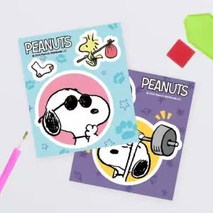 [아트박스]/하비스스퀘어 피너츠 시리즈 스누피 어드벤처 스티커 12x14cm