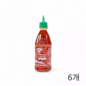 WL 수리 스리라차 칠리소스 435ml X 6개 쌀국수 샤브샤브 월남쌈소스 또띠아 샤부샤부소스