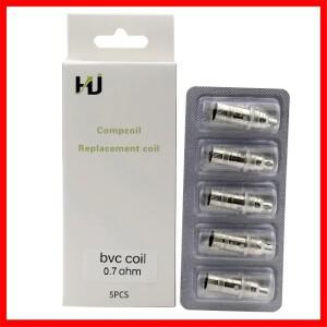 10PCS 노틸러스 코일 0.7ohm 1.6ohm Nautilus Mini 2 Atomizer MTL Zelos 탱크 키트 용 하단 수직 BVC