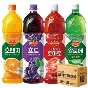 델몬트 주스 1.5L 4종 세트 각 1페트씩 / 델몬트 오렌지 + 델몬트 포도 + 델몬트 알로