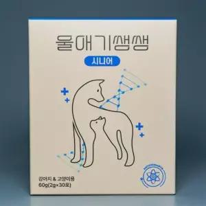 울애기쌩쌩 시니어 디어랩스 강아지 블루스피룰리나 60g 30포
