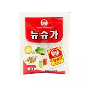 WL 풍전푸드 뉴슈가 60g X 20개 사카린 대체설당 뉴슈가분말 삭카린 신당분 뉴슈가조미료