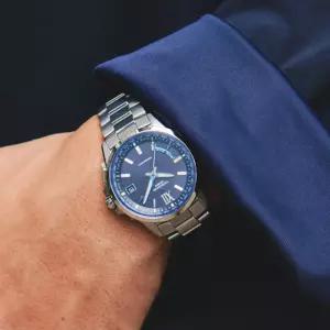 카시오 오셔너스 남성 메탈 손목시계 OCW-T150-1AJF