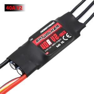 Hobbywing 스카이워커 속도 컨트롤러 RC 비행기 및 헬리콥터용 V2 40a 100a ESC