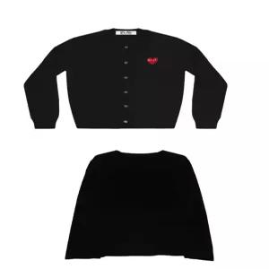 꼼데가르송 울 라운드넥 가디건_여성용