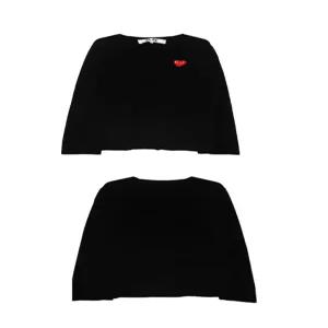 꼼데가르송 레드와펜 브이넥 니트