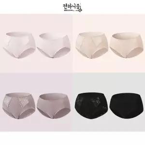 [NS홈쇼핑]편하니즘 코튼 레이스 팬티 4+4종[35683450]