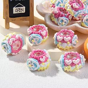 손으로 그린 비즈 구슬 알로데 귀여운 펜 DIY 휴대폰 체인 고품질 액세서리