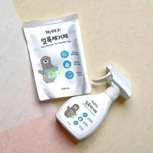 아기옷 얼룩제거 의류 세탁 전처리 간편 분사형 중성 얼룩제거제 330ml 리필300ml