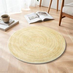 방, 인조 울 부드러운 바닥 카펫 낮은 파일, 베이지