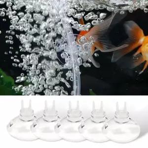 열대어흡착고무 호스정리용고무 벽면 5p 열대어 어항정리용고무 흡착판 귀여운후크