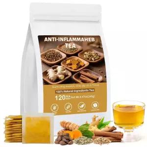 간 및 신장 건강을 위한 민들레 잎  뿌리 차 (50봉지) | 내추럴 허브 클렌징 로스팅 남녀용 면역력 강화