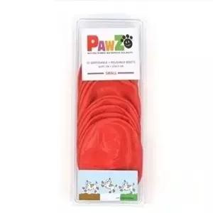 고품질 강아지 라텍스 신발 레드 S 12개입 재사용 방수 산책 강아지신발 강아지라텍스신발 WFI22BE