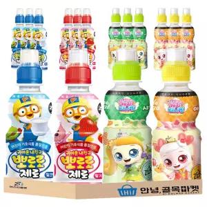 어린이 제로음료 뽀로로 캐치 티니핑 16입 세트 ( 밀크맛 4개 딸기맛 망고맛 샤인 머스캣맛 ) 4종 음료