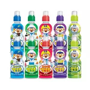 뽀로로 어린이 음료수 혼합10개(밀크2+딸기2+사과2+블루베리2+샤인머스캣2)