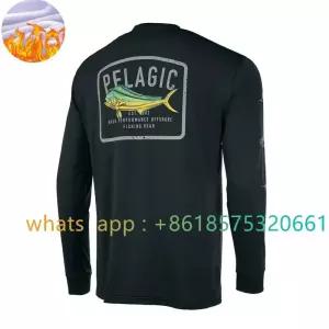 낚시복 Pelagic 저지 낚시 의류 겨울 셔츠 상의 긴 소매 보호 두꺼운 방풍 야외 착용