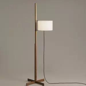 산타앤콜 플로어 램프 스탠드조명 원목 호두나무 거실 침실무드등