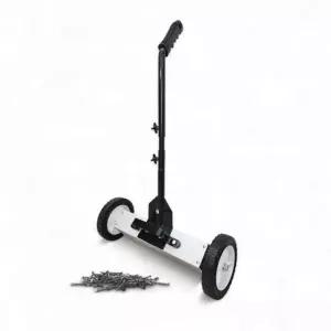 바퀴형 강력 자석청소기 못수거 스틸픽업 공장 건설현장 철물수집 도구