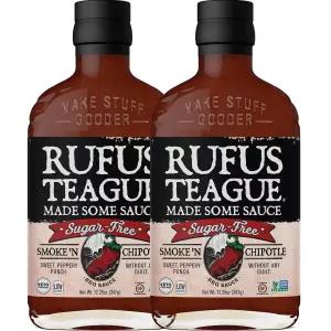 루퍼스 티그 무설탕 바비큐 소스 스모크 N 치폴레 2팩 스테비아가 들어간 케토 천연 재료 저칼로리 수상