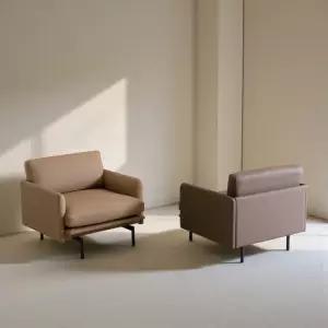 디자인5023 PU가죽 1인소파 (2 color) 착불