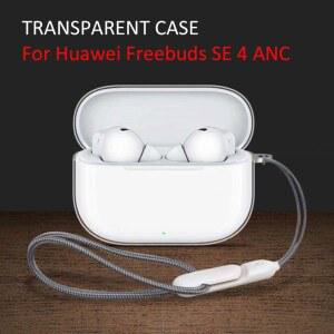 화웨이 프리버즈 SE 4 ANC 무선 이어폰 케이스 보호기 소프트 TPU 투명 보호 슬리브 스킨 커버 액세서리