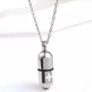 알약 비상목걸이 캡슐목걸이 보관함