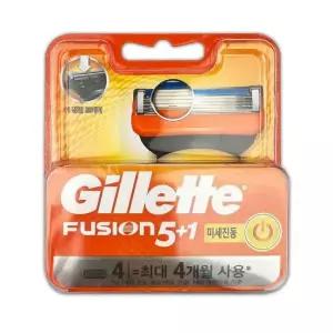 현이몰 질레트 퓨전 파워 미세진동 5중 면도날 4P - O 면도기 고급면도기 질레트면도기 질레트퓨전면도기