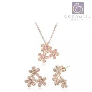 눈꽃 setS-25 주얼리세트 목걸이세트 귀걸이 실버세트 은목걸이 순은목걸이 925실버목걸이