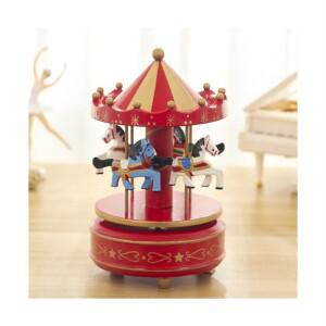 음악 오르골 회전목마 크리스마스 장식품 소품 YANBIUN