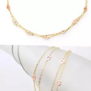 G 14K 골드 금 체인팔찌 팔찌