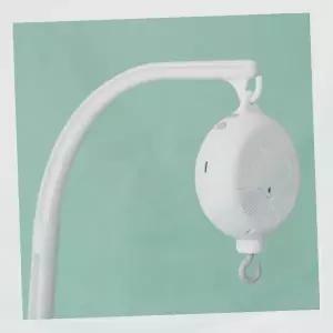 자동 오르골 모빌 거치대 아기 침대 회전 음악 장난감 신생아 수면 유도 멜로디 플레이어