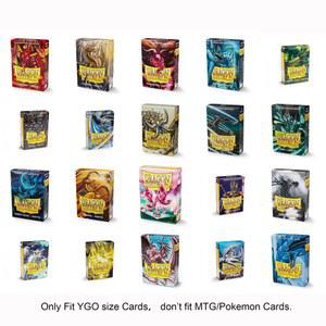 YGO 게임 카드 슬리브 유희왕 소형 미니 보드 보호 커버 박스당 60