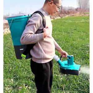 동력비료살포기 농업용 충전 비료주는기계 염화칼슘