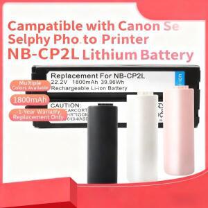 캐논 SELPHY CP1500 포토 프린터용 1800mAh NB-CP2L 배터리 호환)