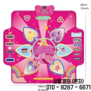 댄스 매트 조명이 있는 전자 패드 6버튼 7가지 게임 모드가 음악 파티 크리스마스 생일 선물