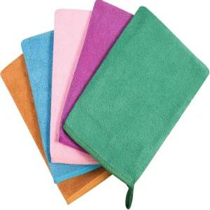 사진 5팩 극세사 페이스 천 6 x8 고속 건조 목욕 장갑 고흡수성 소프트 경량 타월 바디 페이셜 여행용