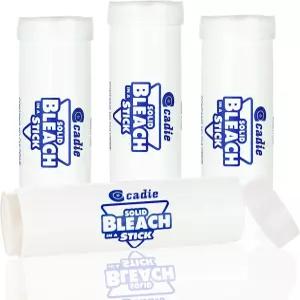 스틱의 고체 표백제 유출 방지 무사고 및 무향 얼룩 제거 밝은 색상 (팩 4)