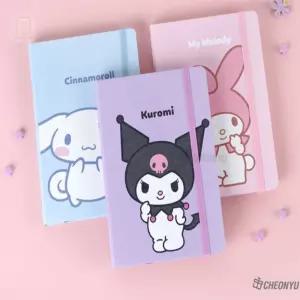 스토어-지유 쿠로미 캐릭터 양장형 기록 다이어리 개인기록노트북