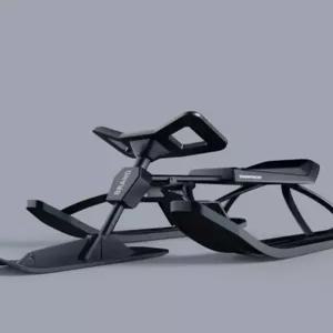 1인용 눈썰매 플라스틱 안전 핸들 사계절 실내외 사용 가능한 스포츠 썰매